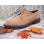 Pantofi barbati, casual, piele naturala intoarsa, Negru, ALEXANDER 06
